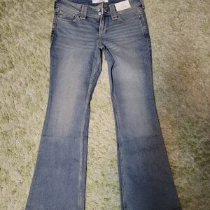 Hollister Women's Boot Cut Jeans - Classic Blue